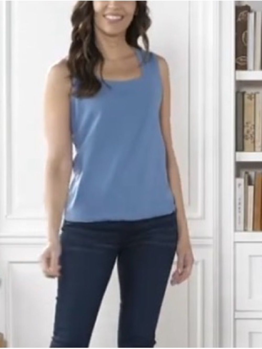 Joan Rivers Wardrobe Builders Square Neck Sweater Tank